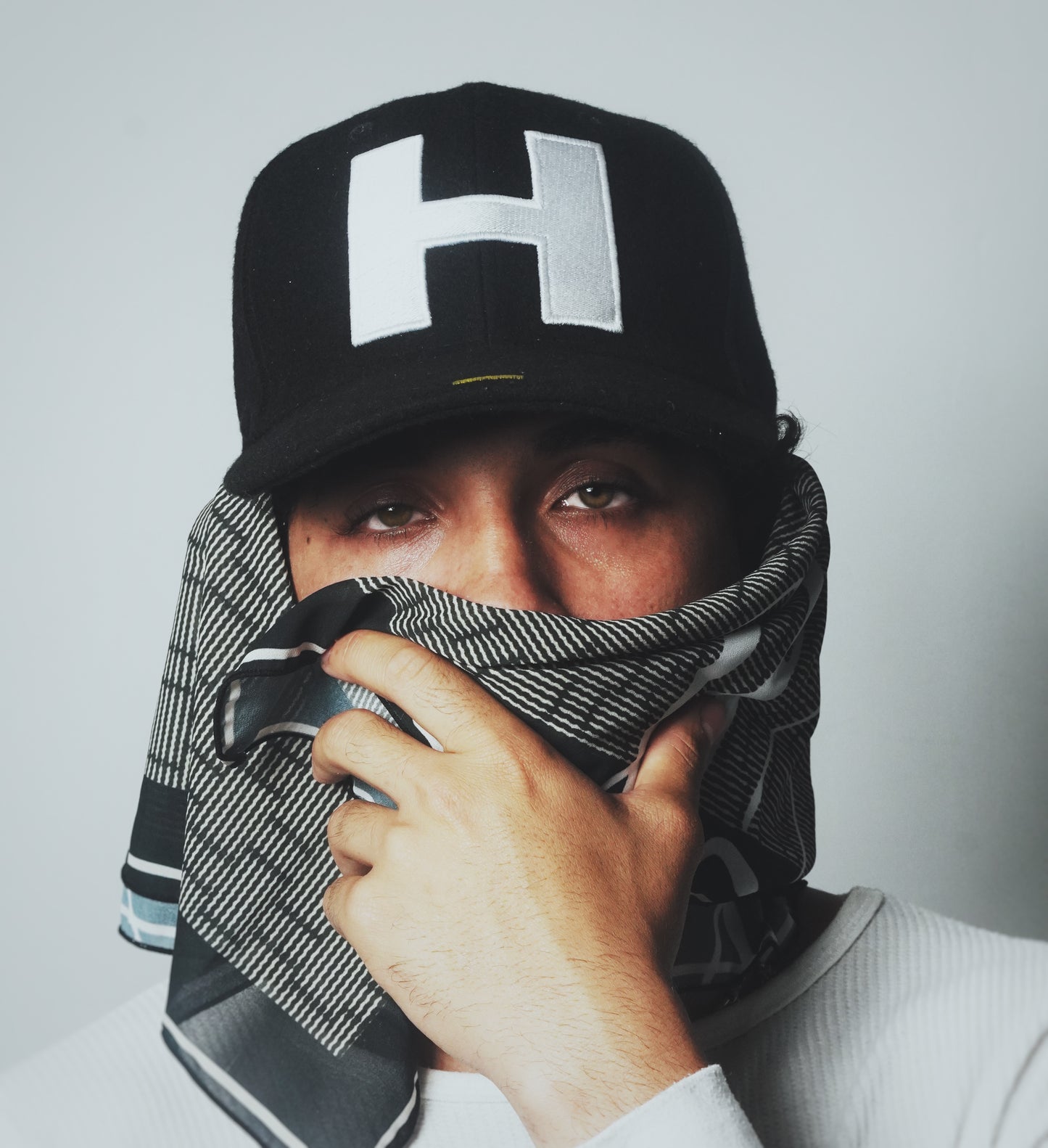 HOLY BLACK WOOL HELMET