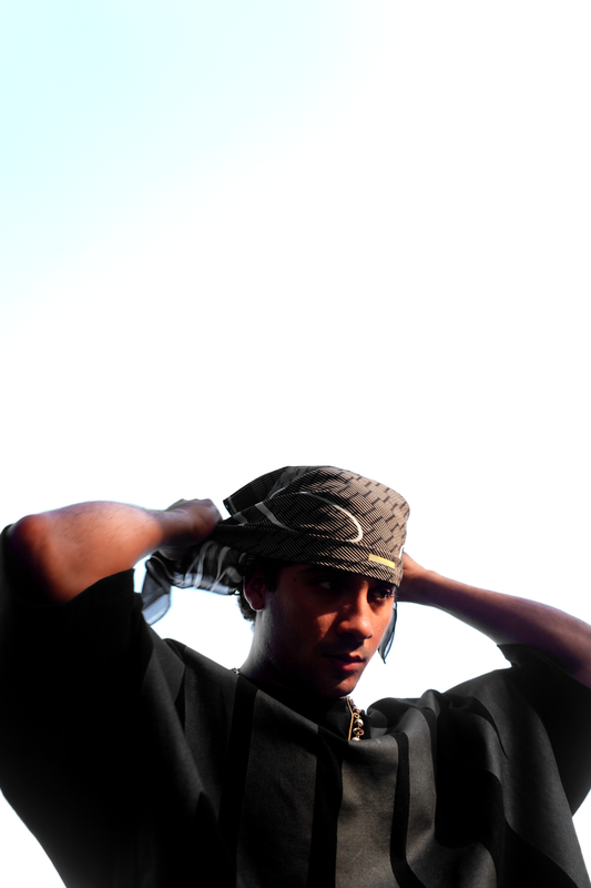 HOLY PEARL CHIFFON BANDANA