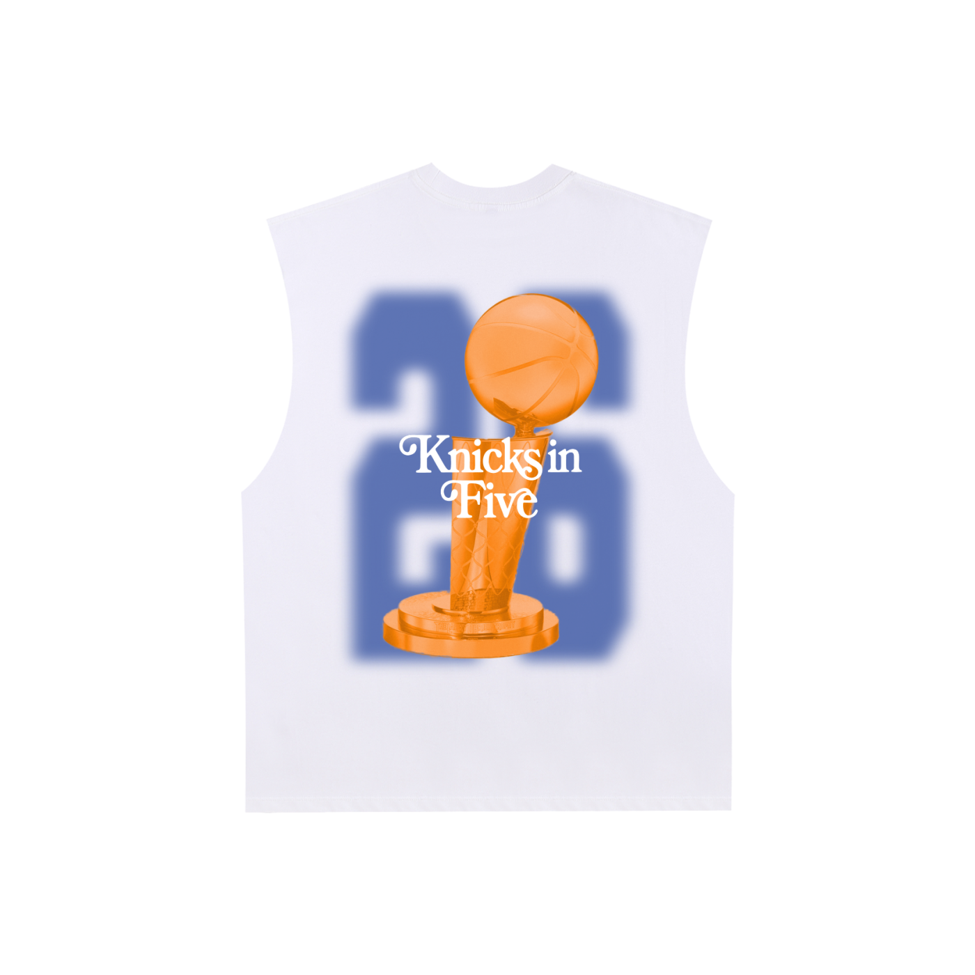 Jesus is Alive Knicks in Five Raw Edge Cotton Tank Top