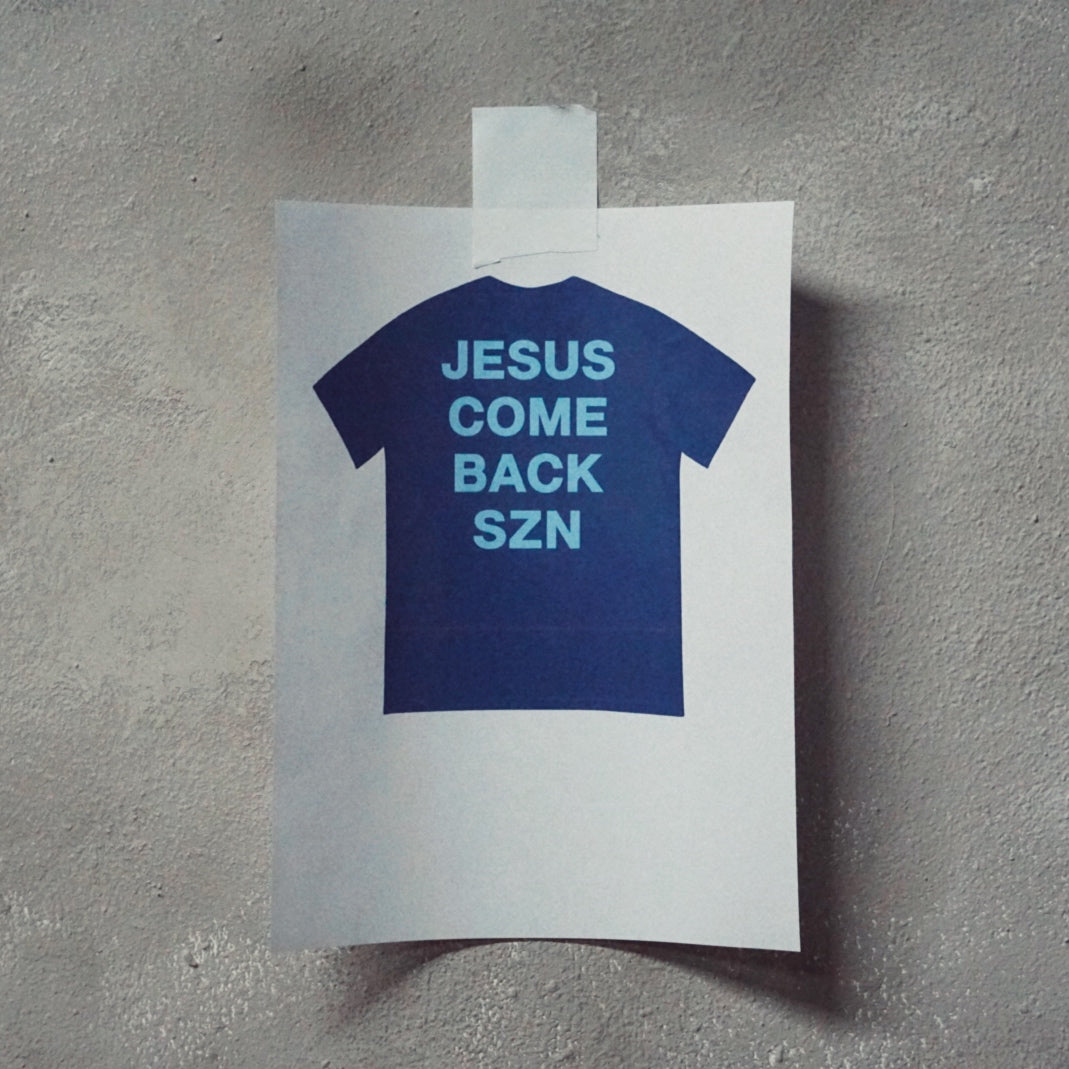 JESUS COMEBACK SZN BLUE JEAN